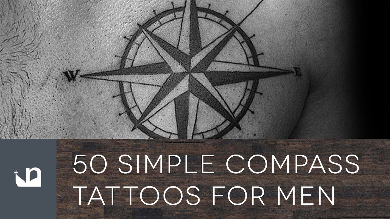 compass tattoos for men 0048