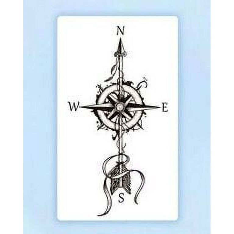 compass tattoos for men 0049