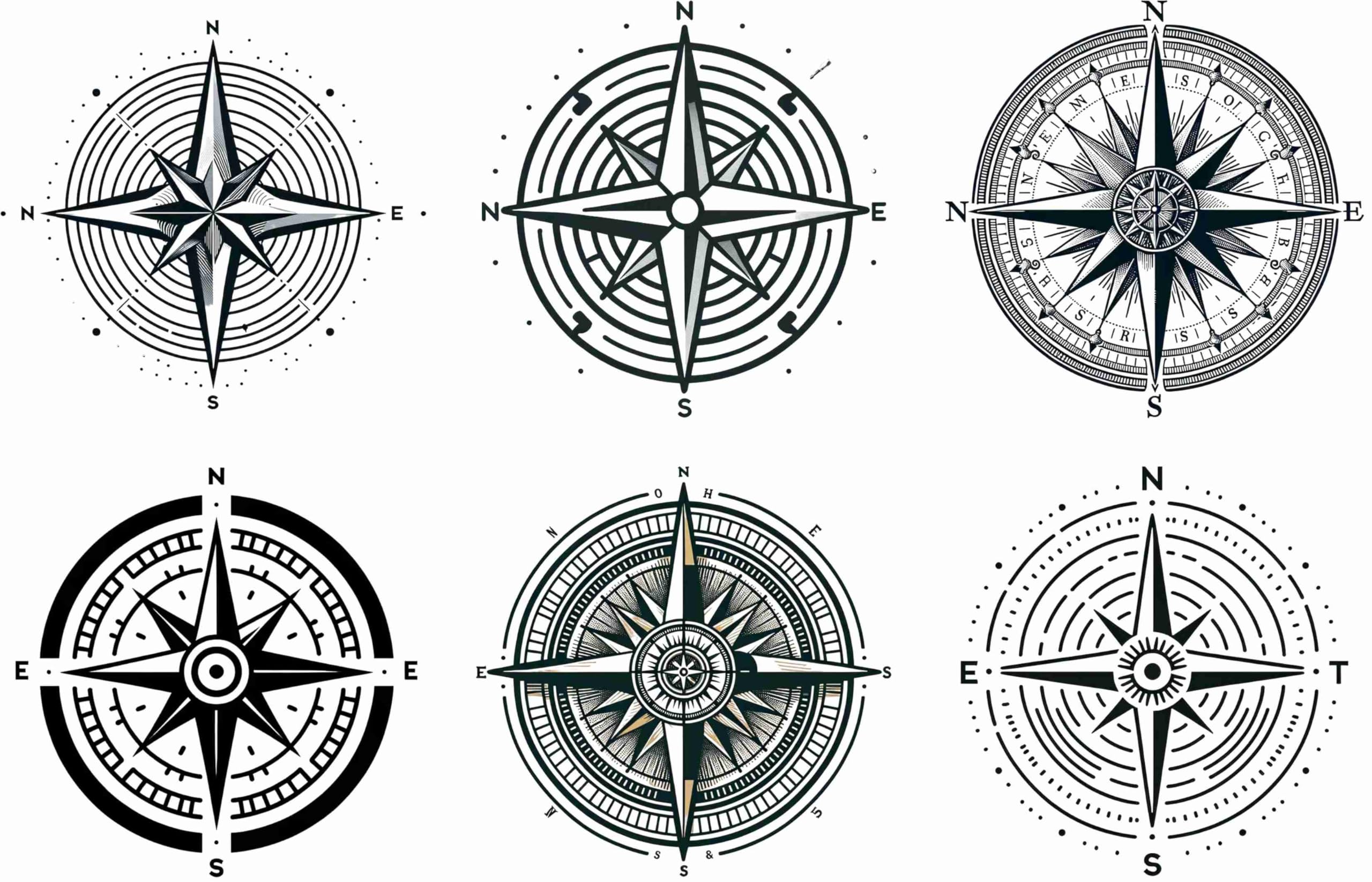 compass tattoos for men 0052