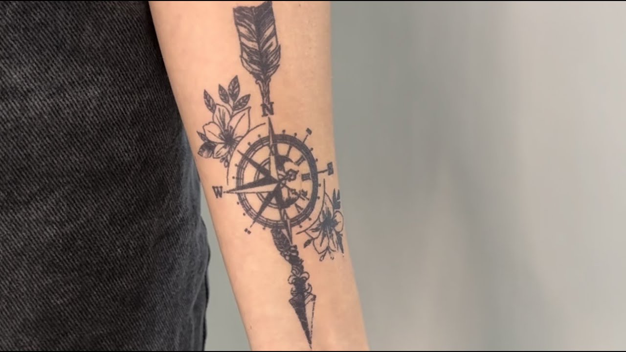 compass tattoos for men 0061