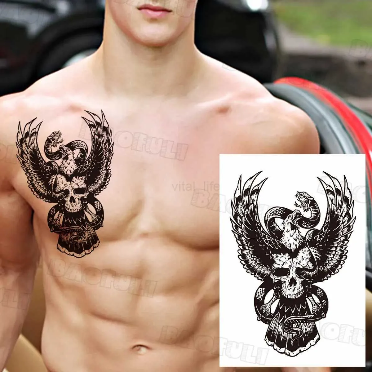 compass tattoos for men 0074