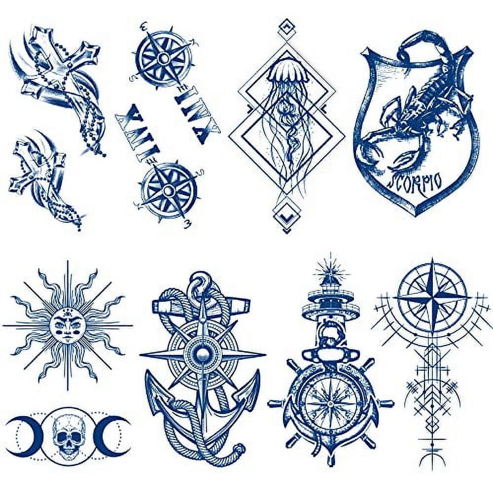 compass tattoos for men 0075