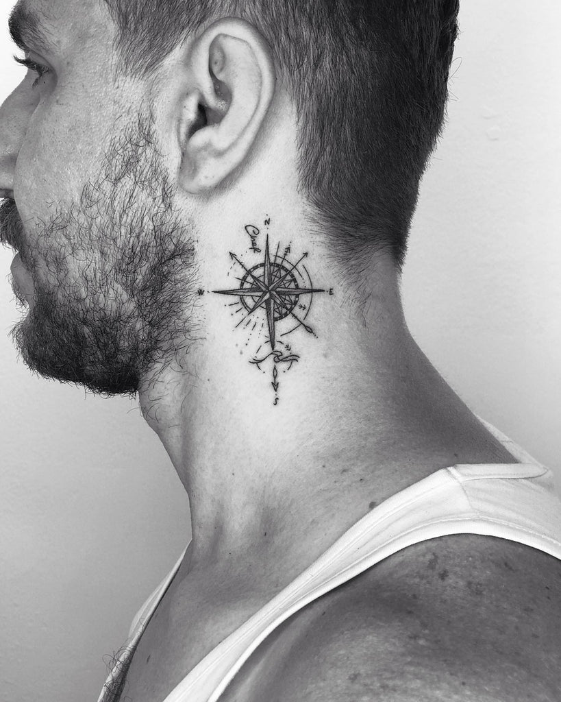 compass tattoos for men 0080