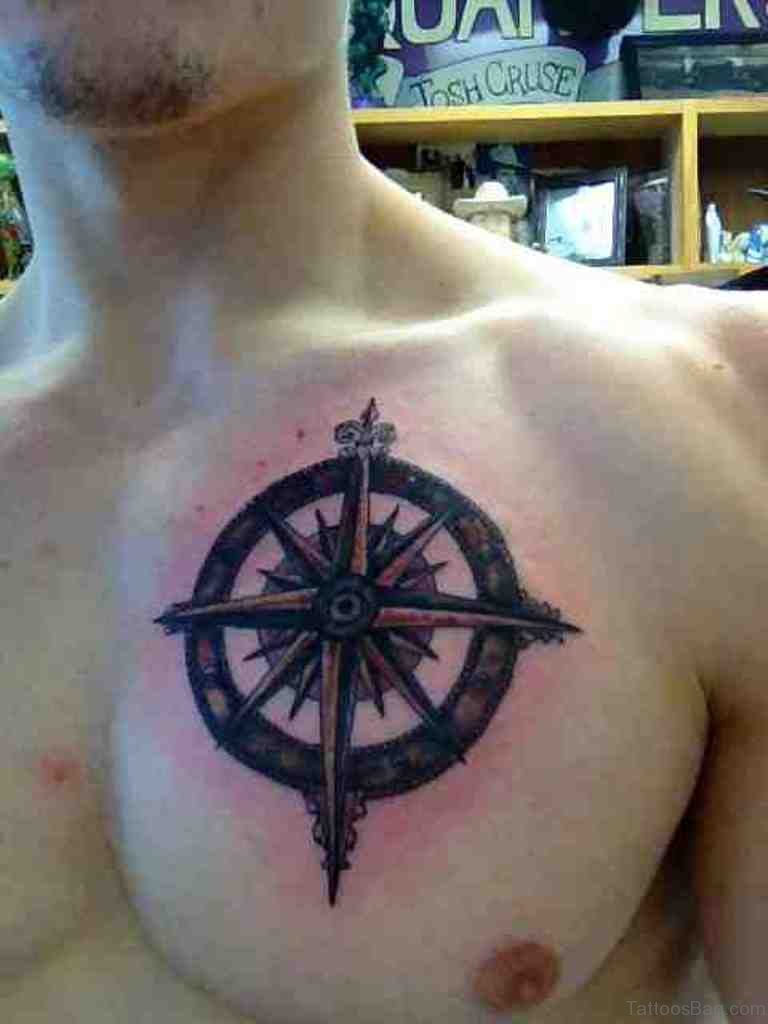 compass tattoos for men 0086