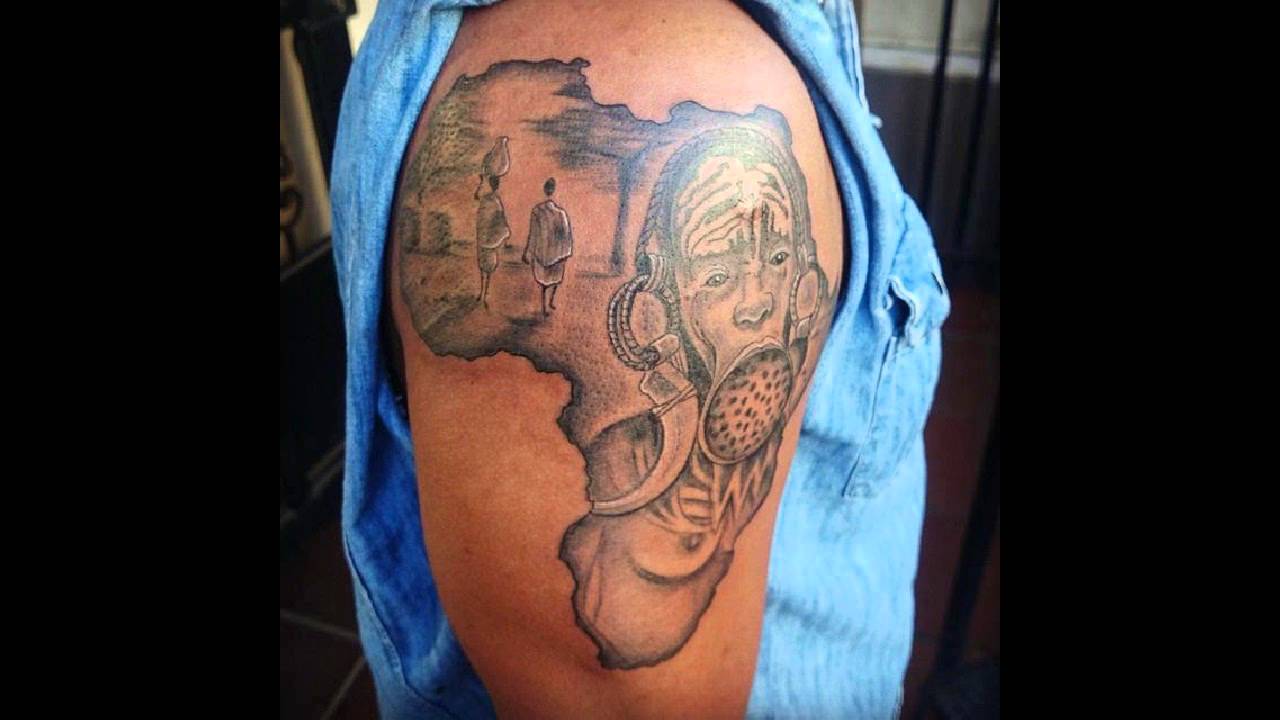 contemporary African tattoos for men