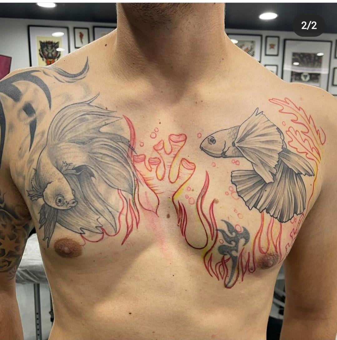 cover up chest tattoos for men 0027