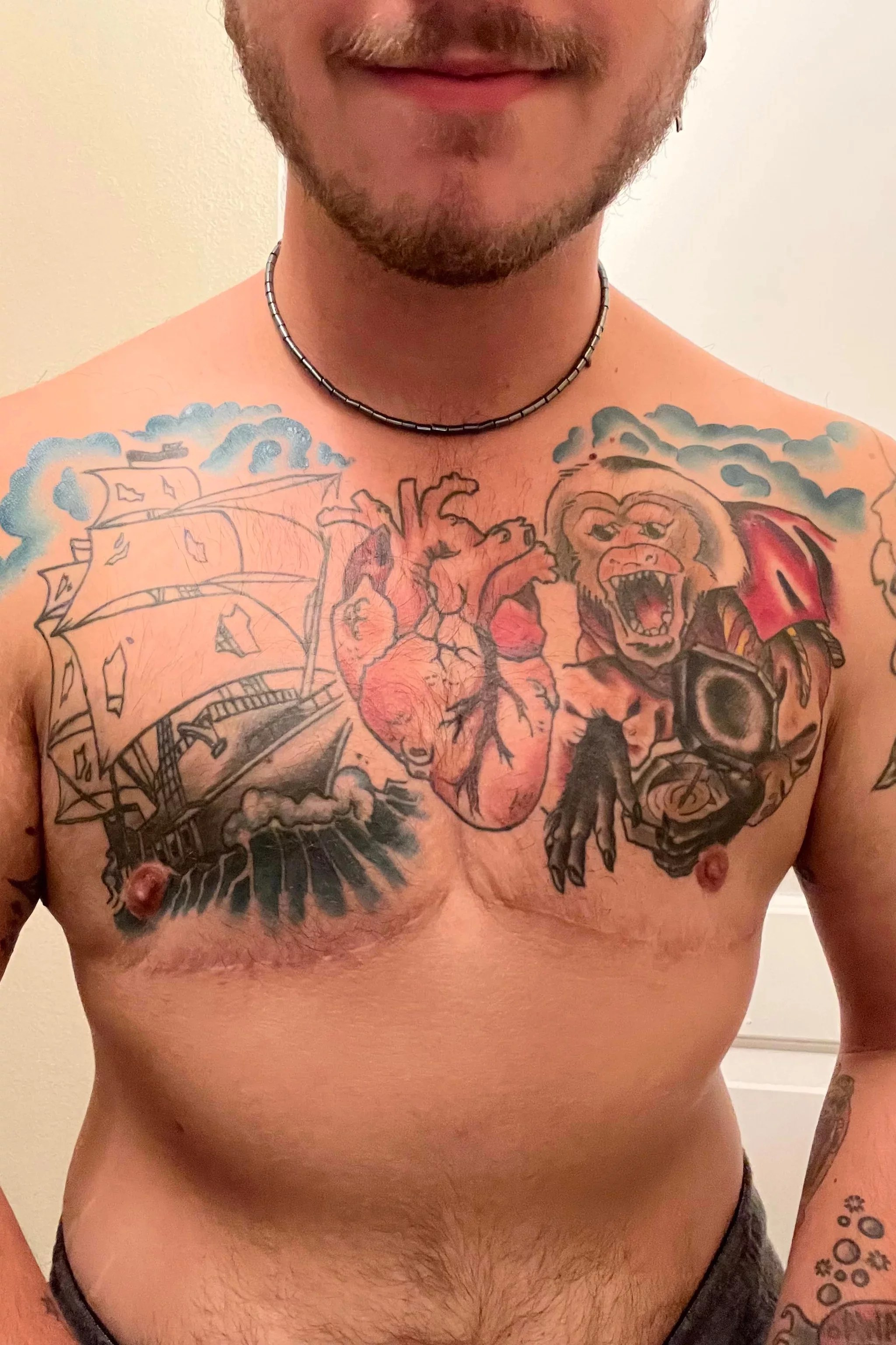 cover up chest tattoos for men 0029