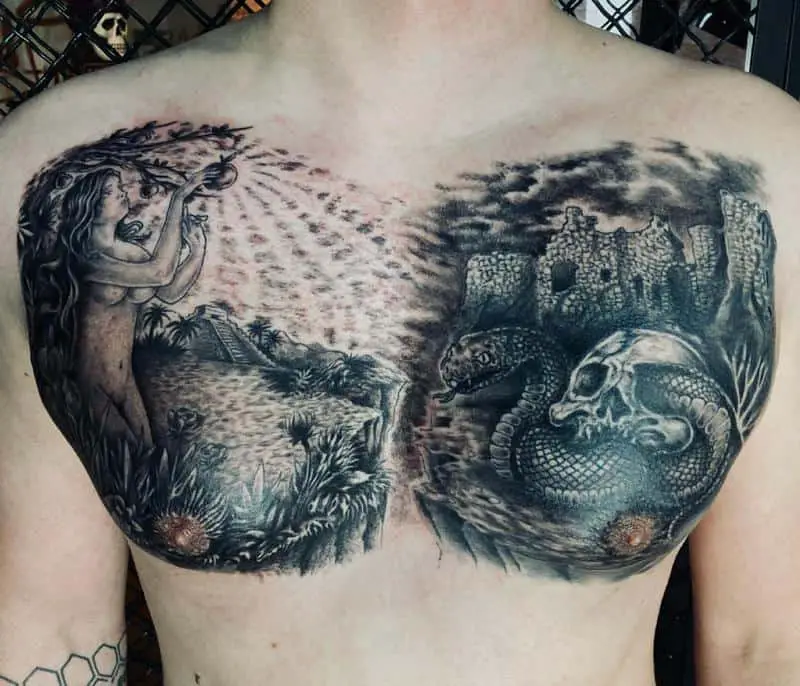 cover up chest tattoos for men 0040