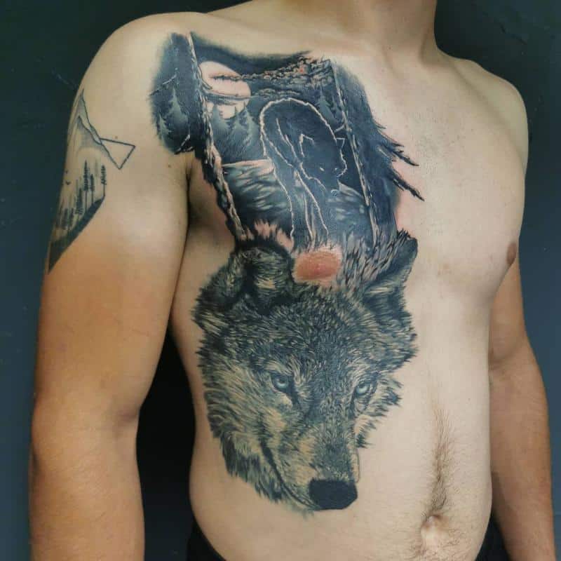 cover up chest tattoos for men 0072