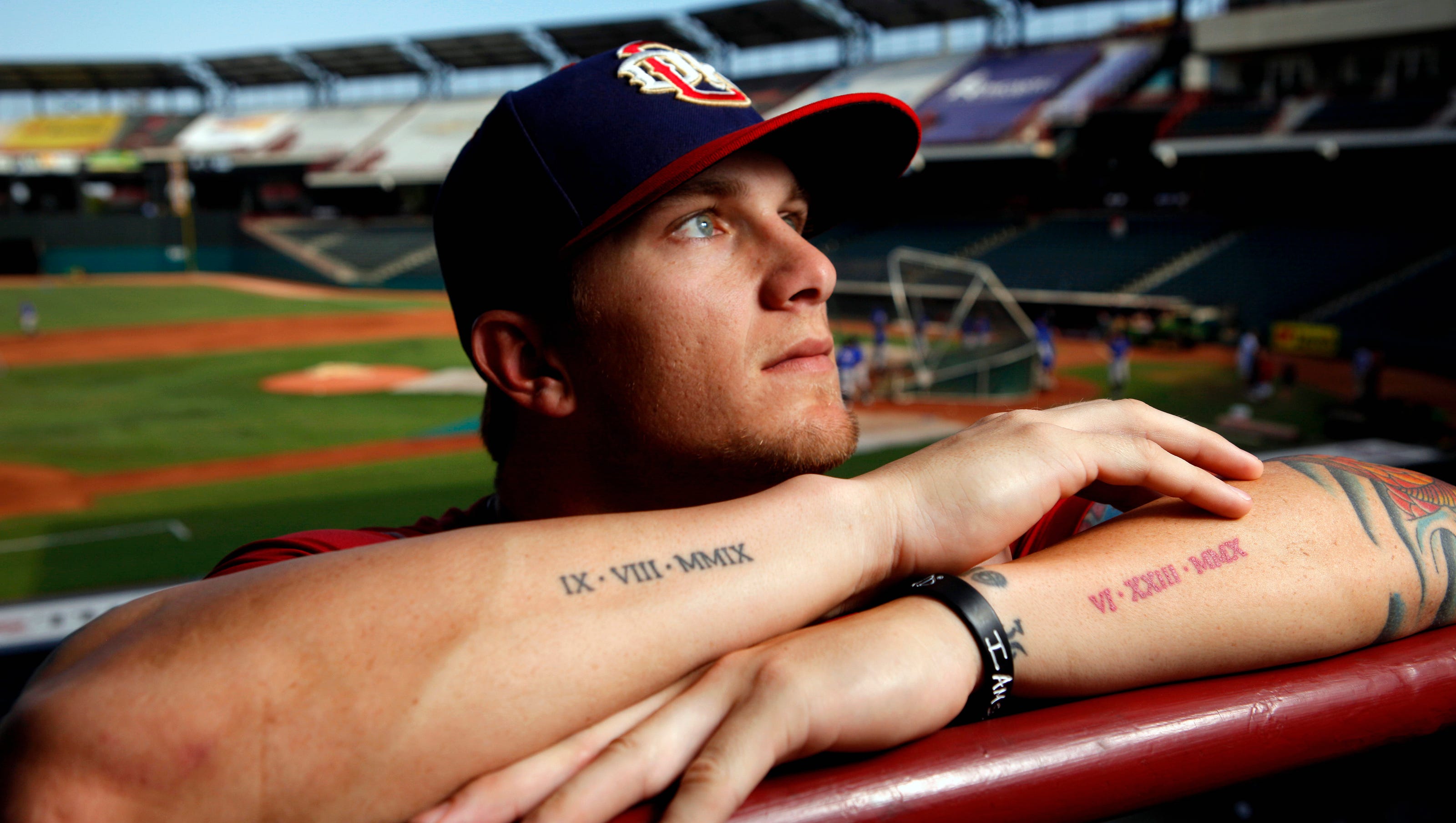 creative baseball tattoo designs for men