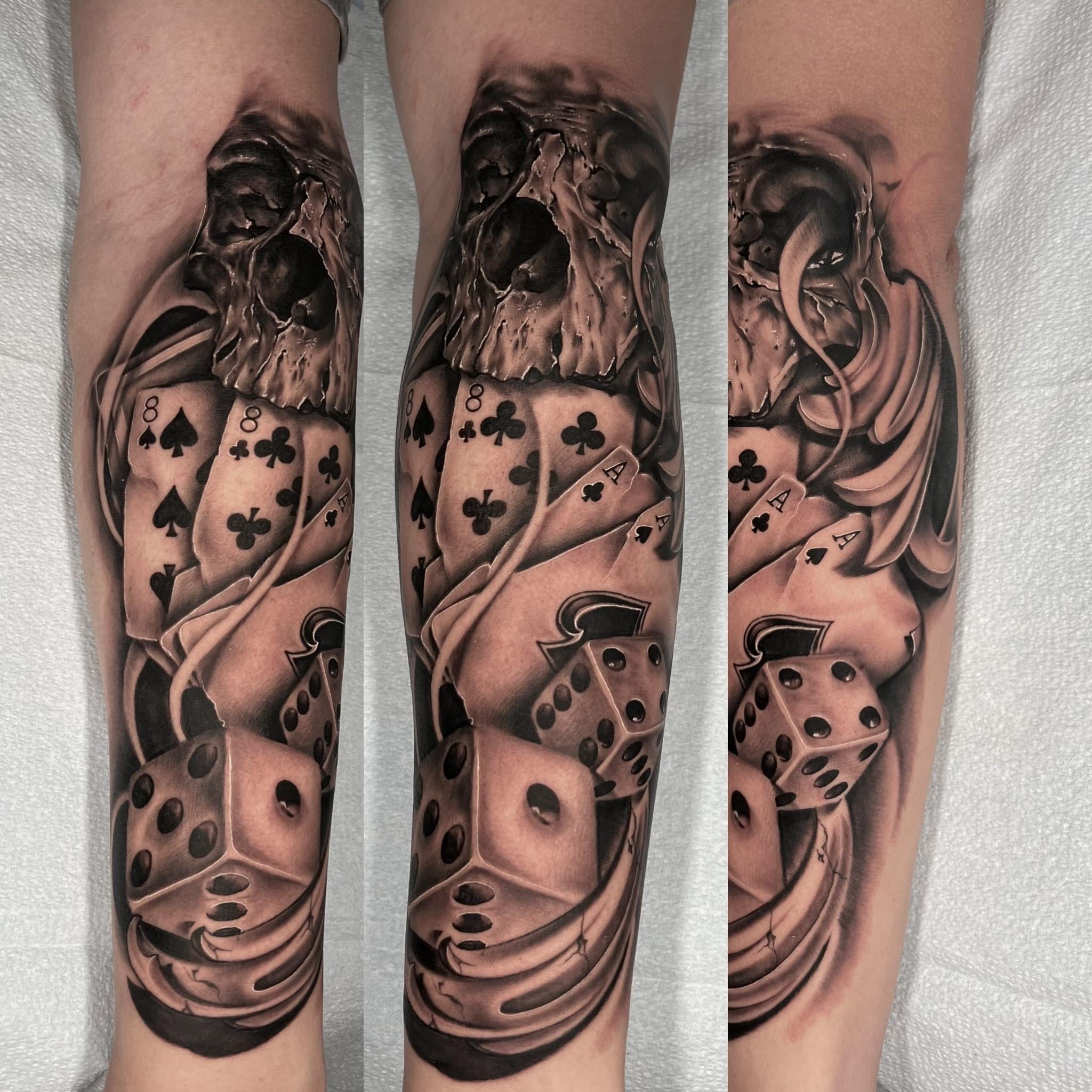 creative death tattoos for men styles