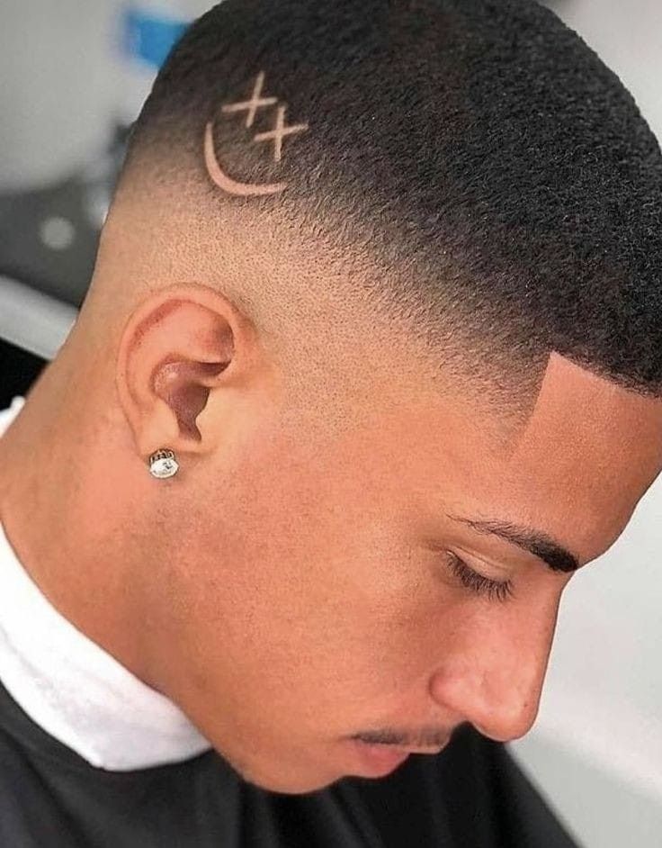 creative hair tattoos for men