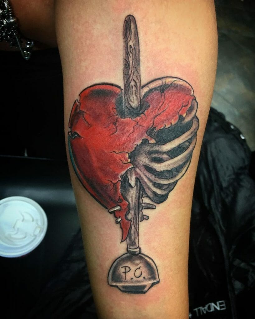 creative heart tattoo ideas for men