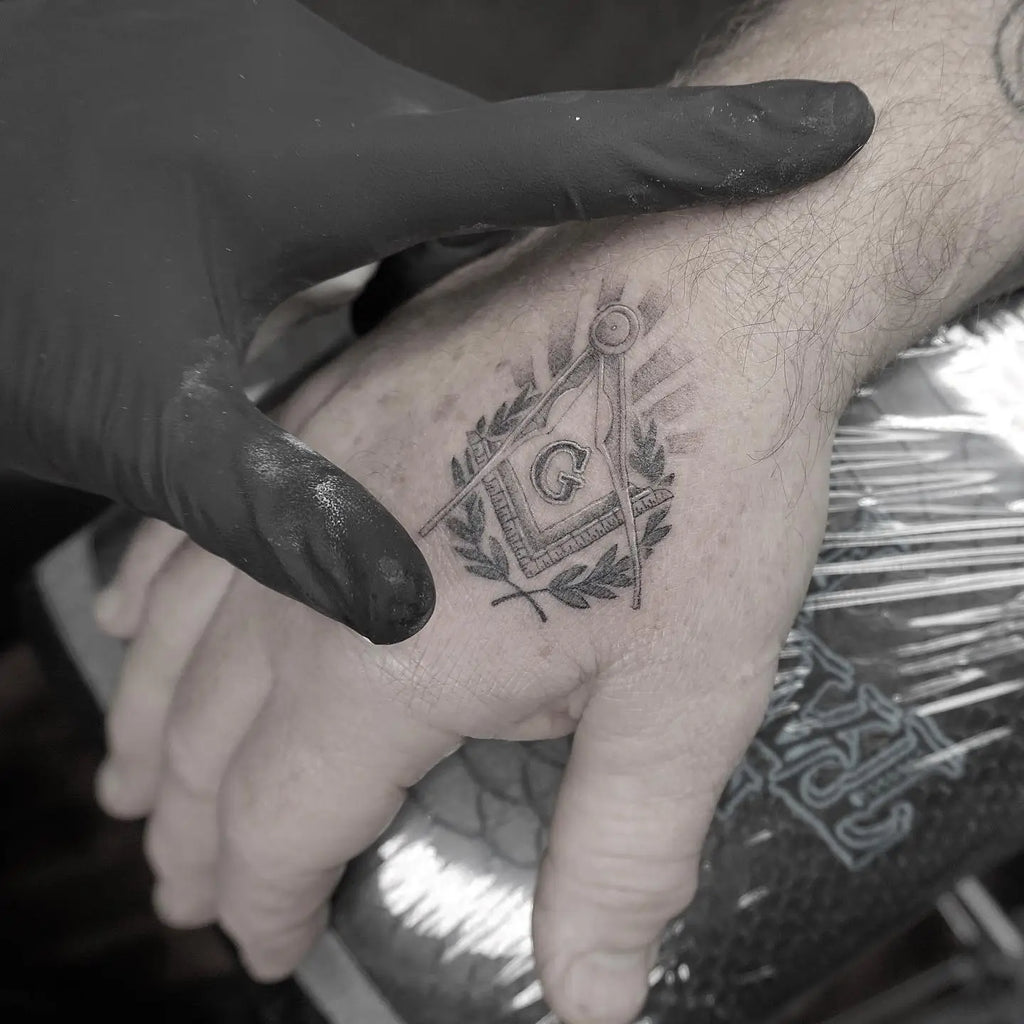 creative Masonic tattoos for men