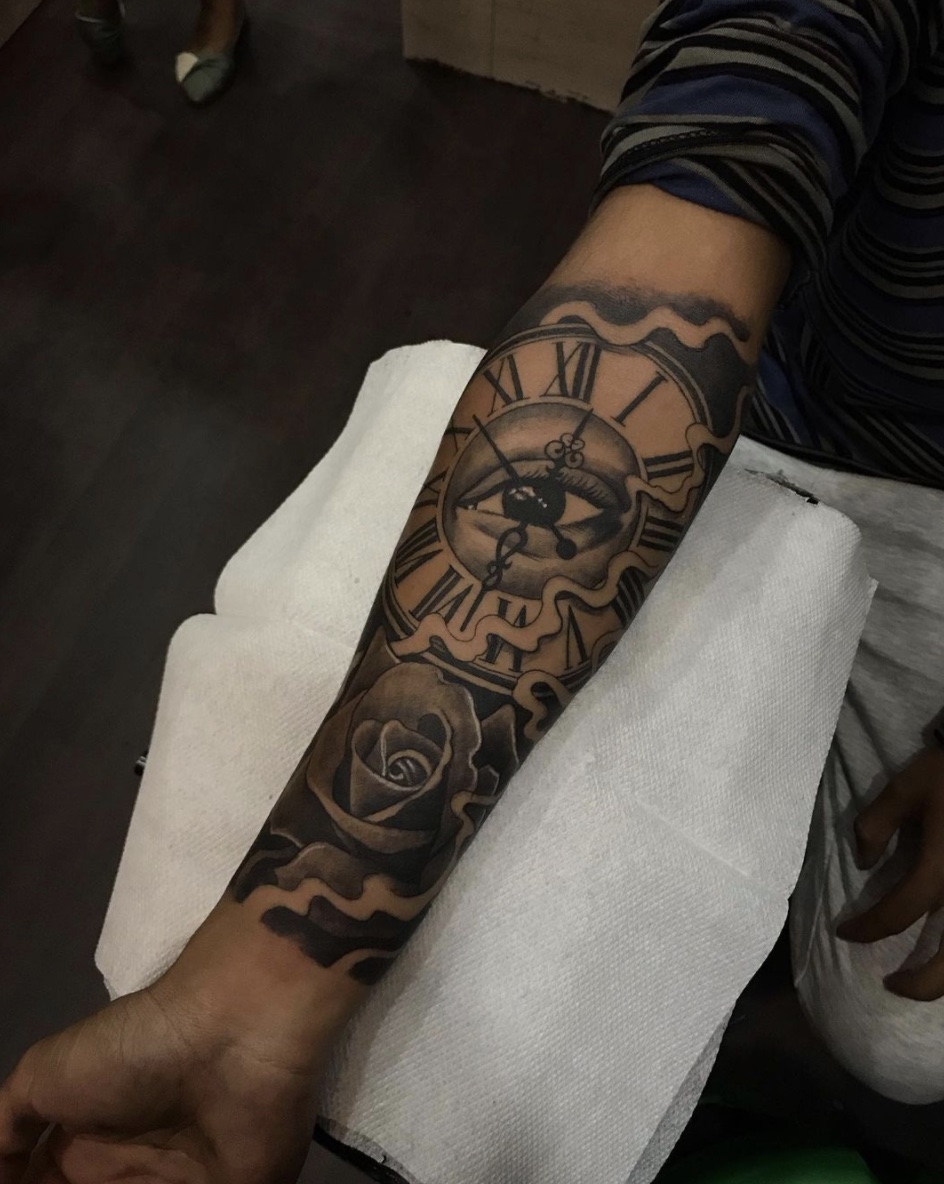 creative Roman numeral tattoos for men