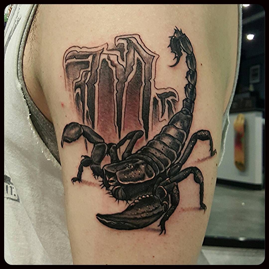 creative Scorpion tattoo placements