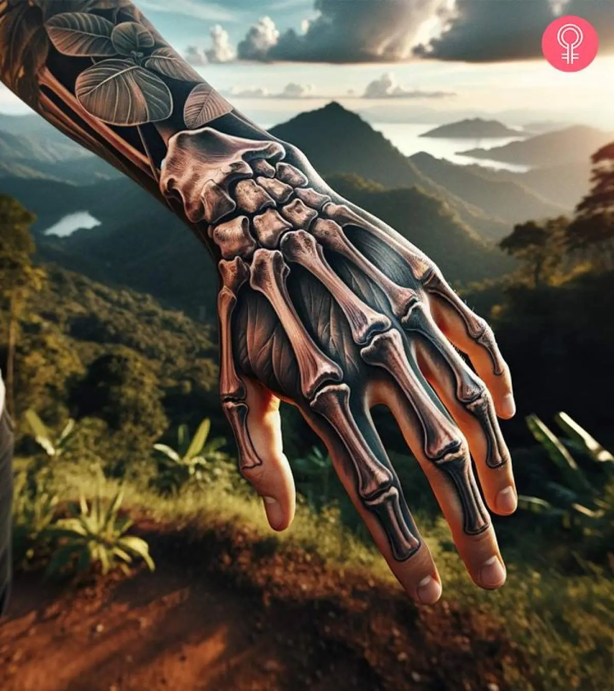 creative skull hand tattoo styles for men