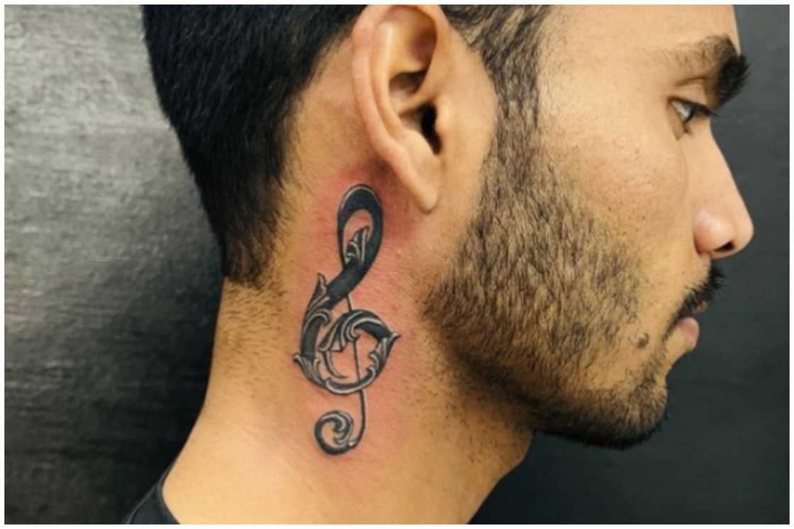 Cross neck tattoos for men 0041