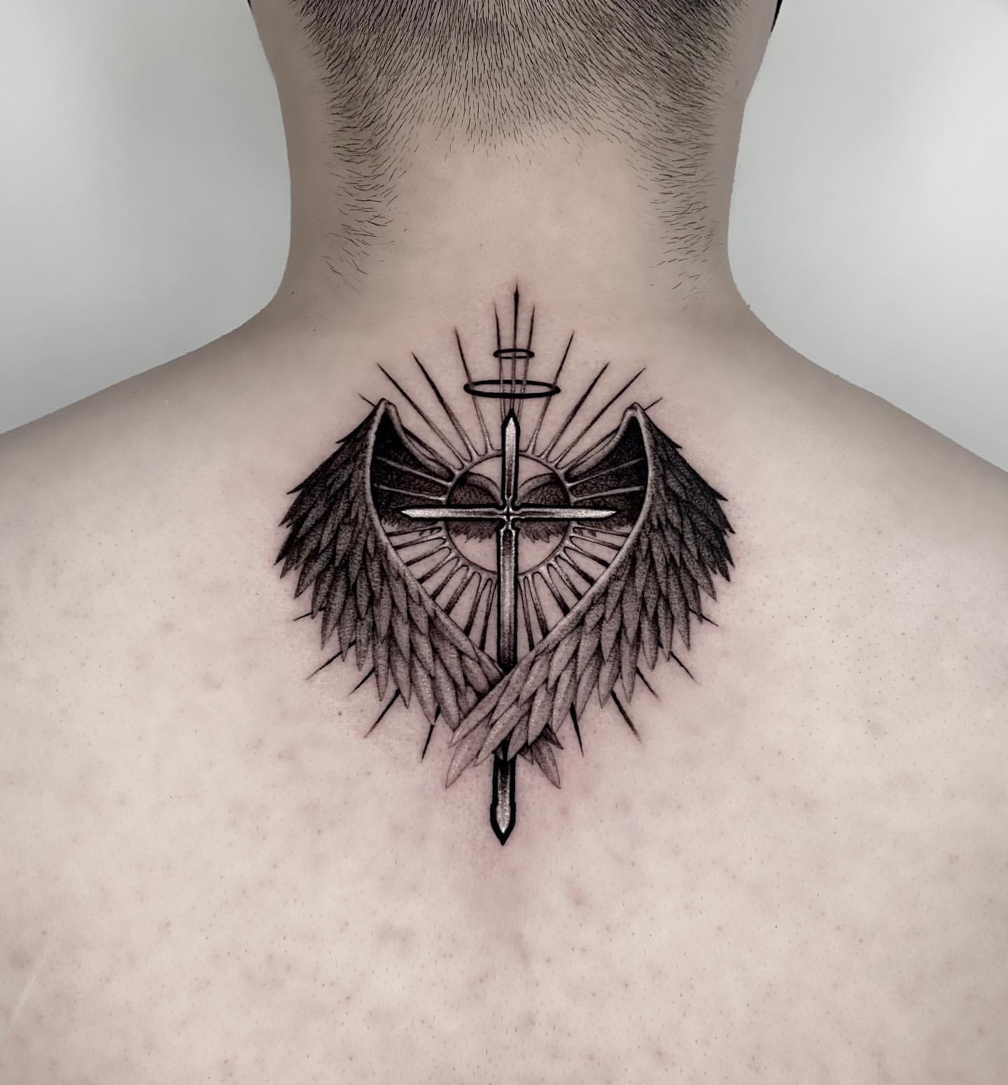 Cross tattoos for men