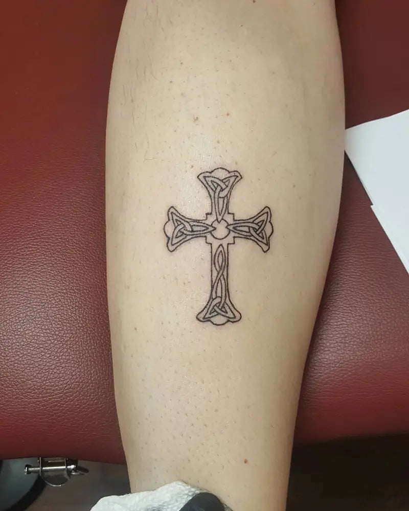 Cross tattoos for men on back 0063