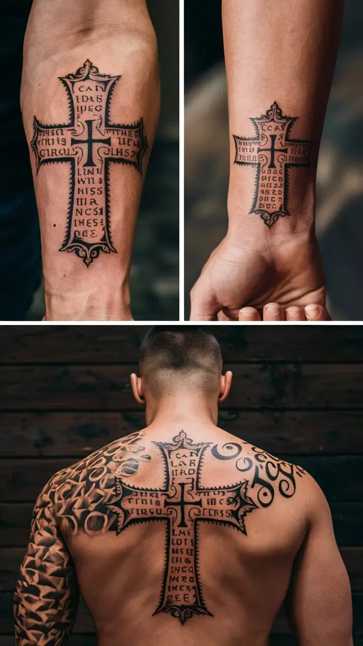 Cross tattoos for men 0064