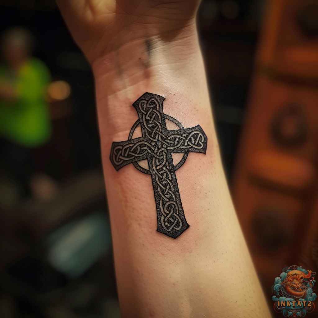 Cross tattoos for men