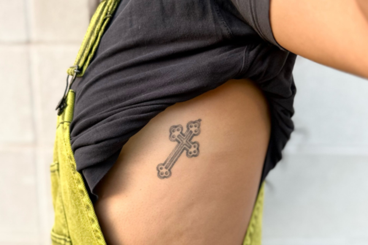 Cross tattoos for men shoulder 0025