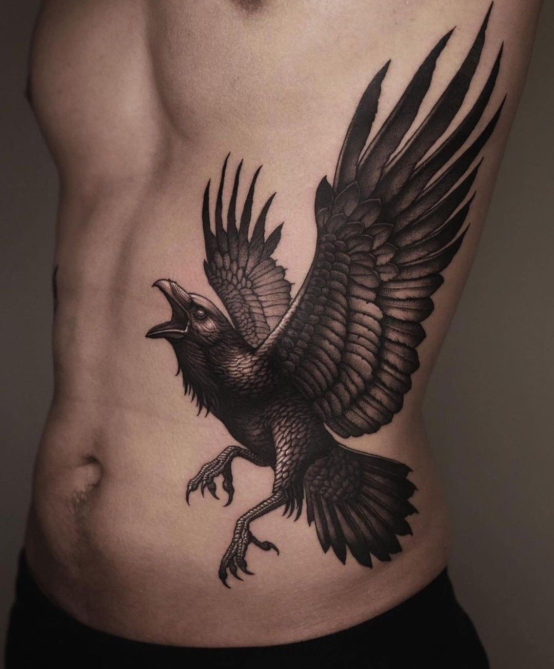 crow tattoos for men 0036