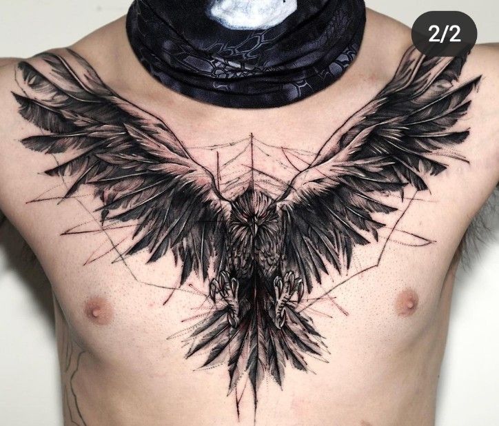 crow tattoos for men 0049