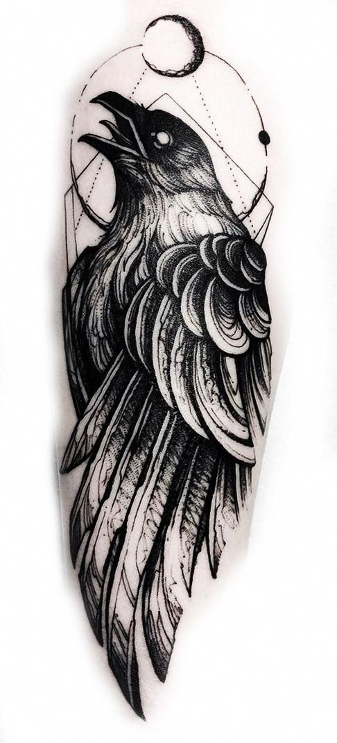 crow tattoos for men 0070