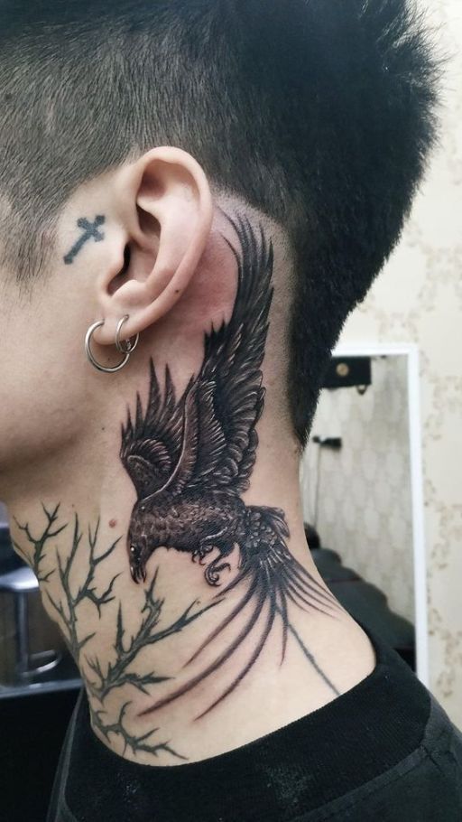 crow tattoos for men 0071