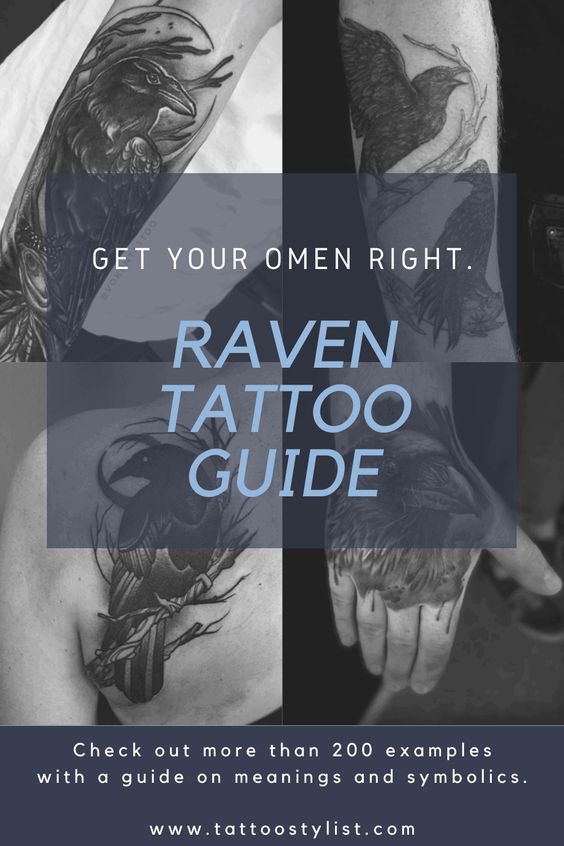 crow tattoos for men 0082