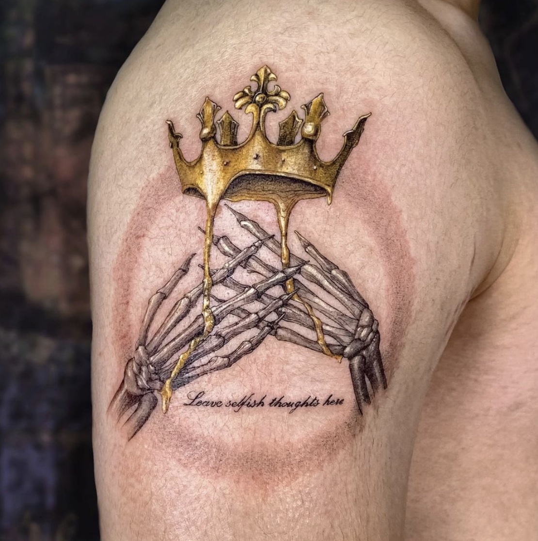 Crown tattoos for men