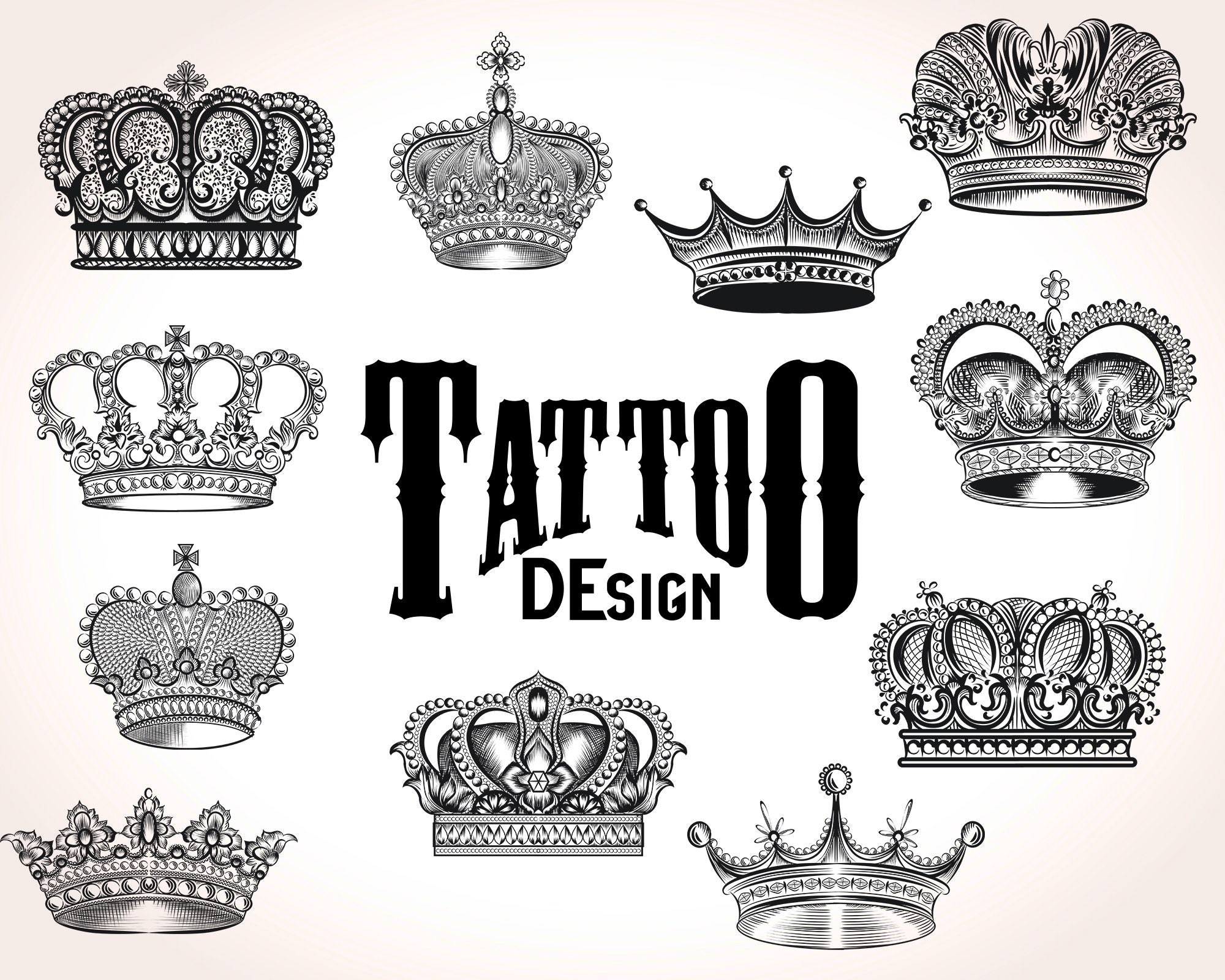 Crown tattoos for men 0016