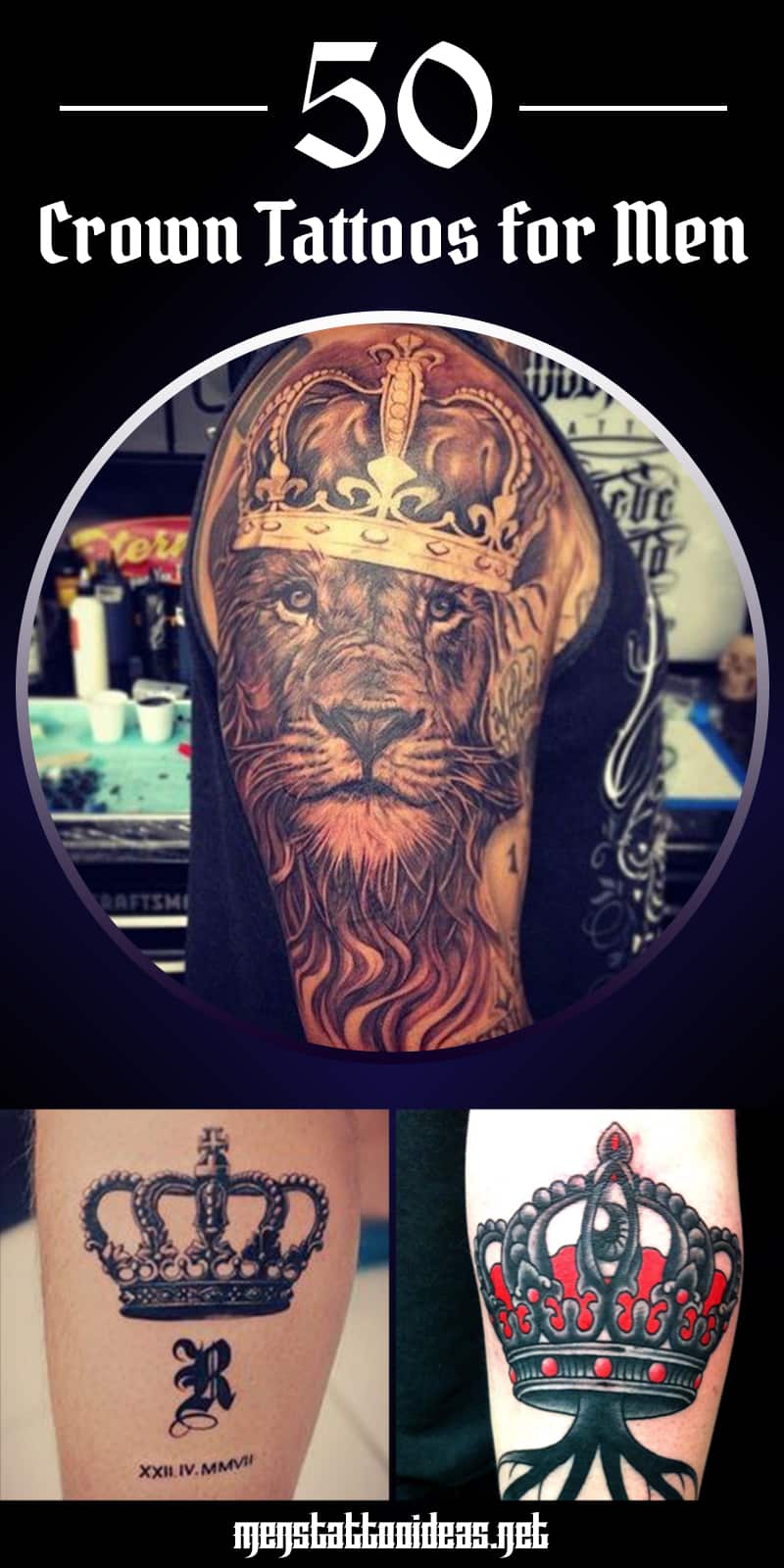 Crown tattoos for men 0054