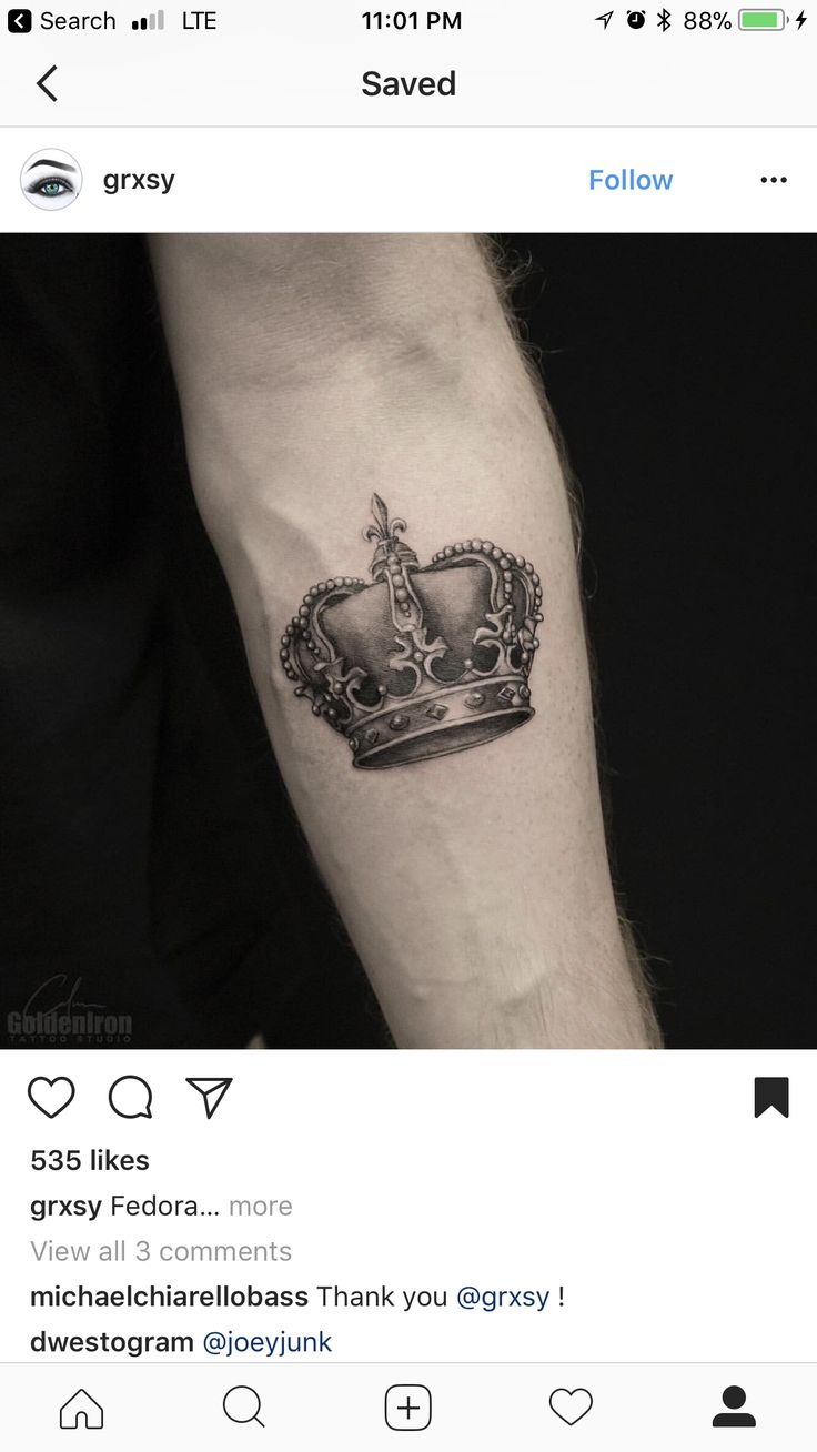 Crown tattoos for men 0089