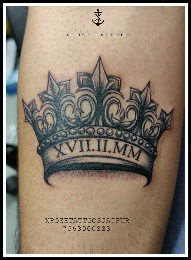 Crown tattoos for men 0095