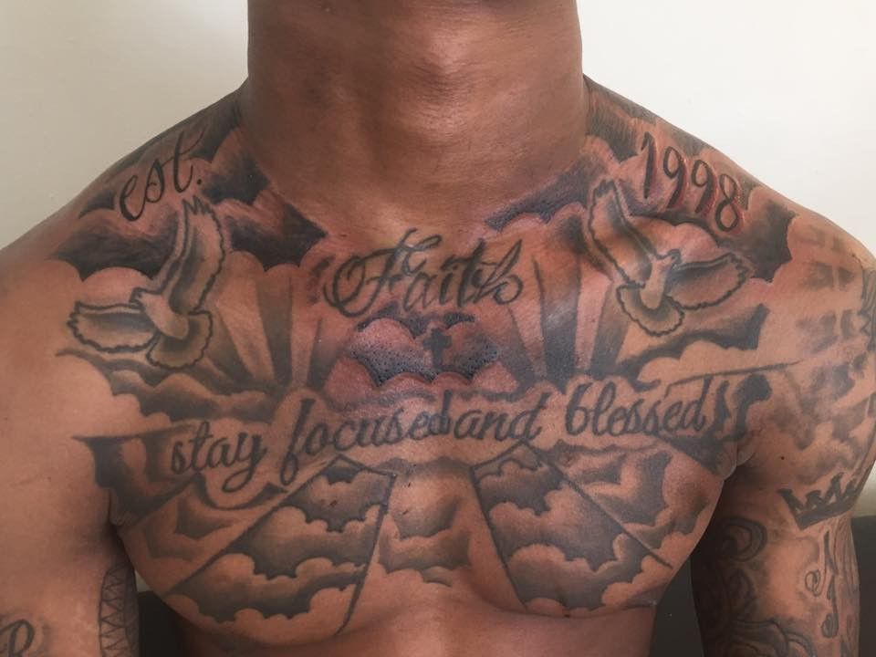 cultural significance of chest tattoos for black men