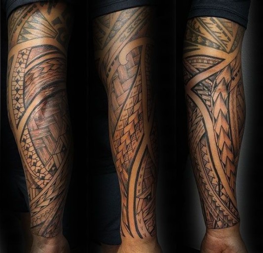 cultural significance of Polynesian tattoos for men