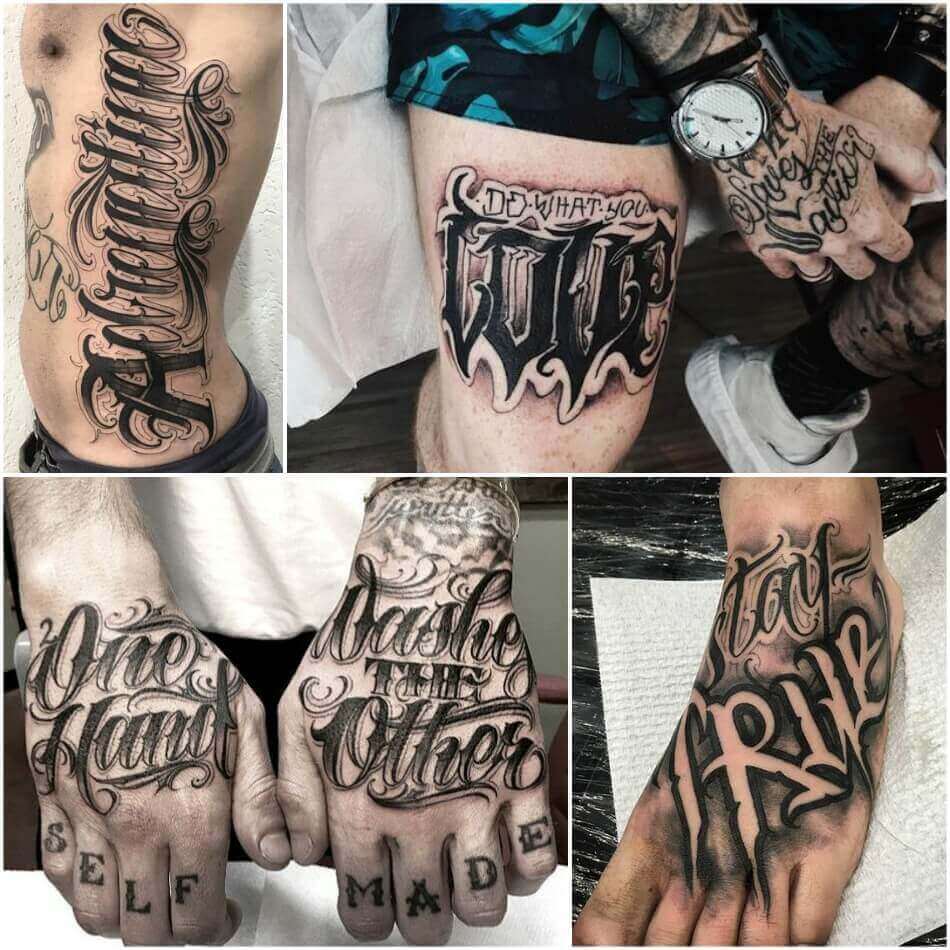 cursive tattoos for men 0015