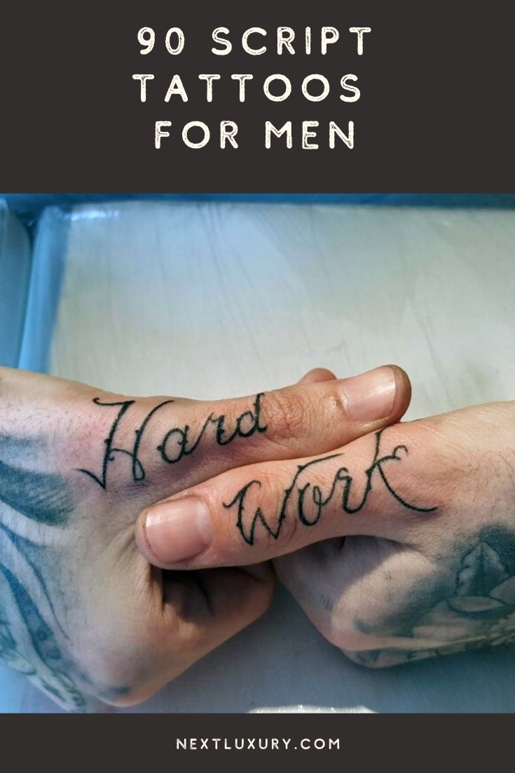 cursive tattoos for men 0074