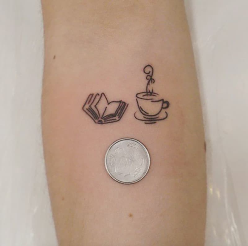 custom book tattoos for men.