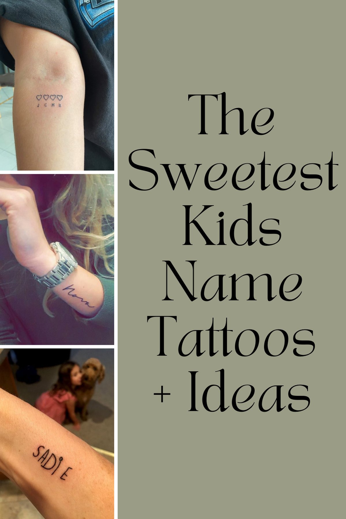 custom childrens name tattoos for men.