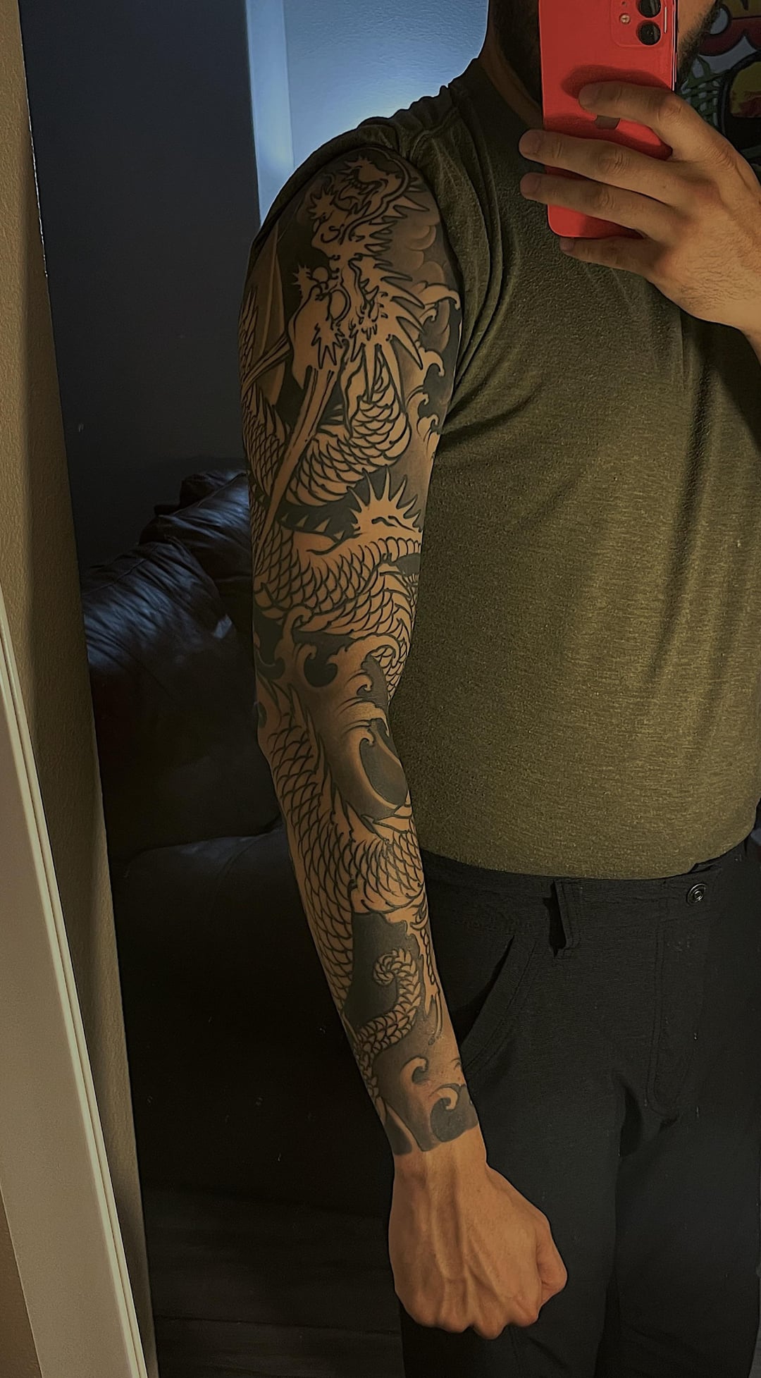 custom dragon tattoo sleeves for men options