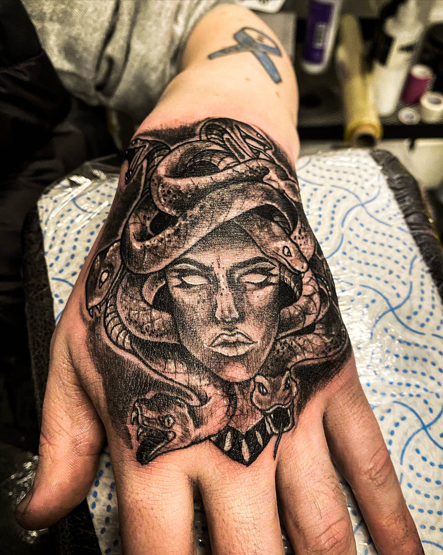 custom Medusa tattoos for men