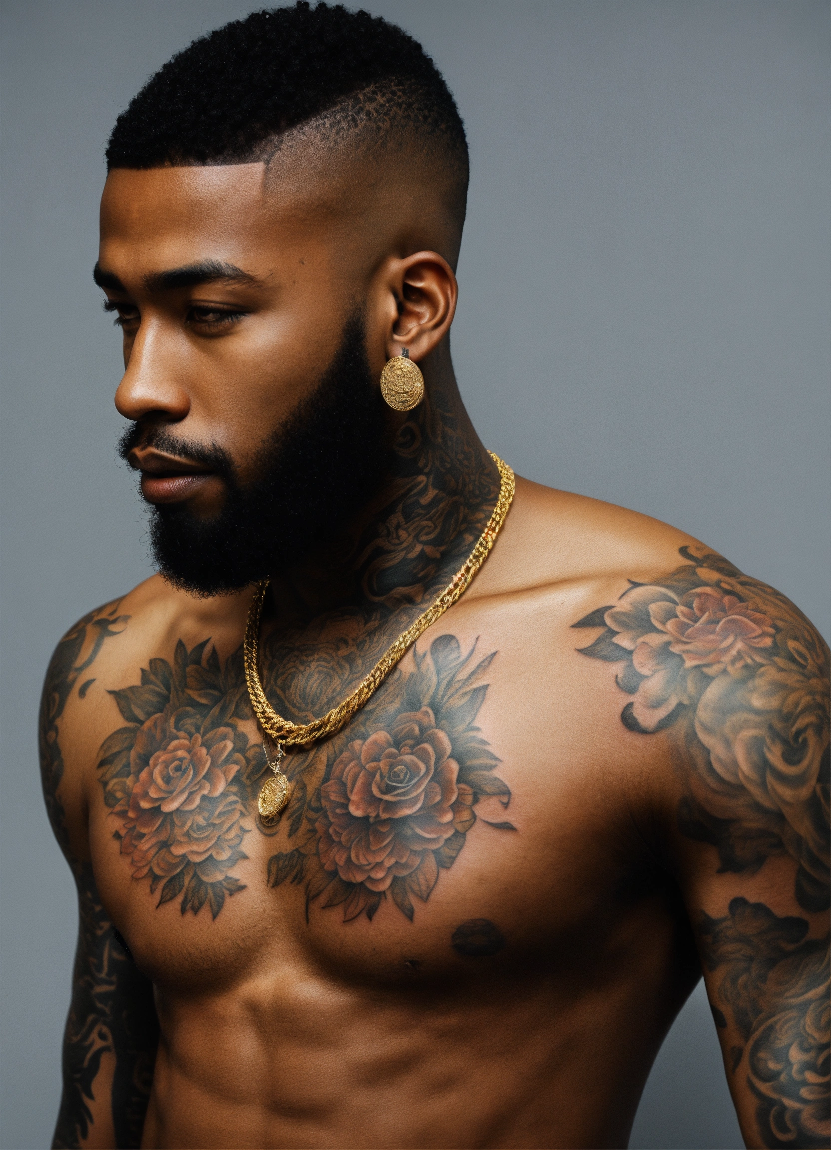 custom tattoos for dark skin men