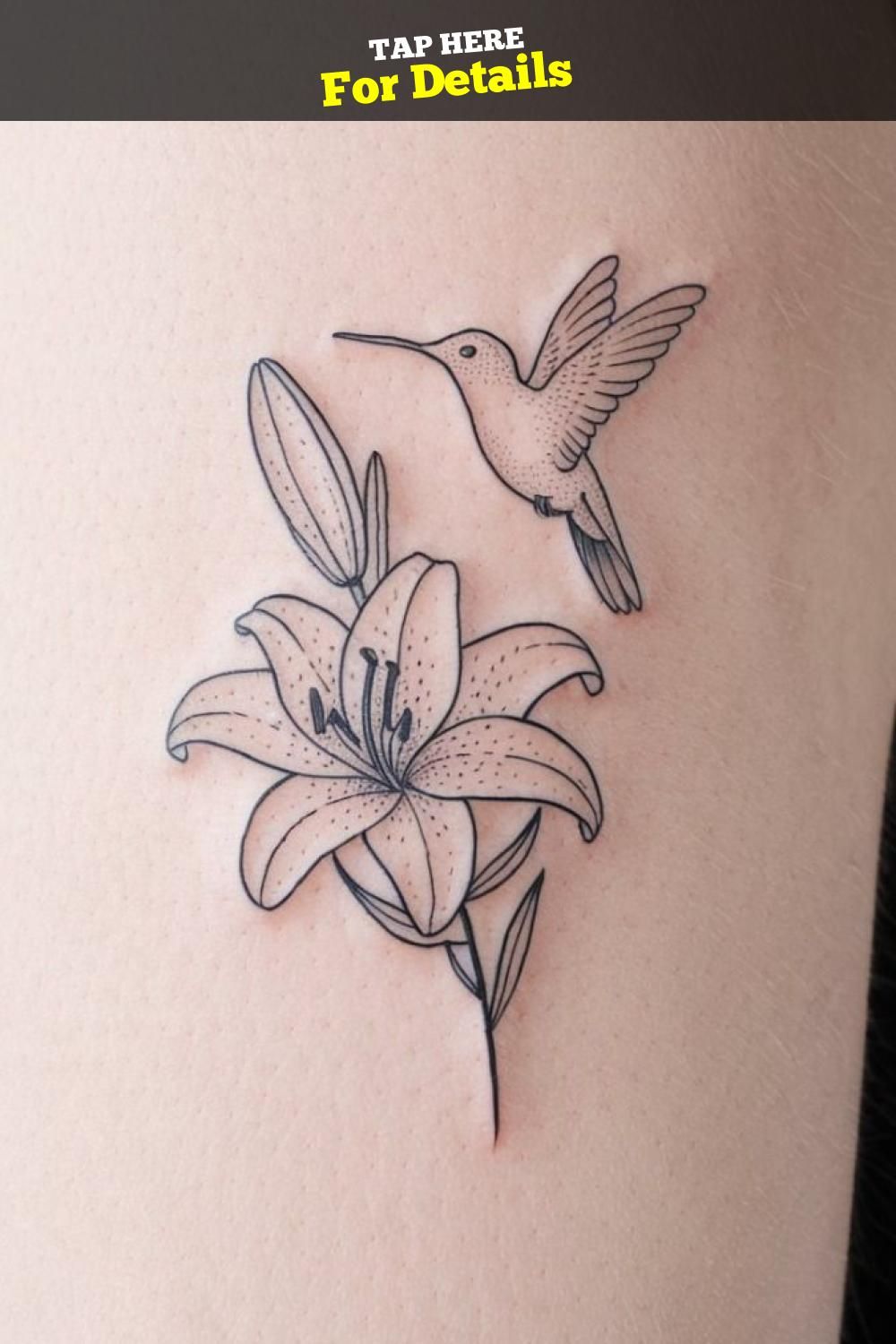 customized hummingbird tattoos for men