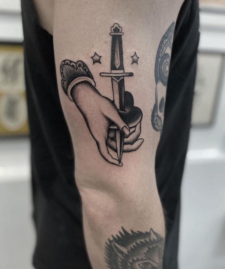 dagger tattoos for men 0079