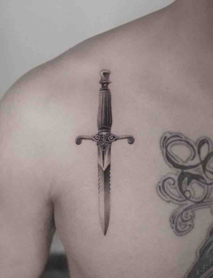 dagger tattoos for men 0081