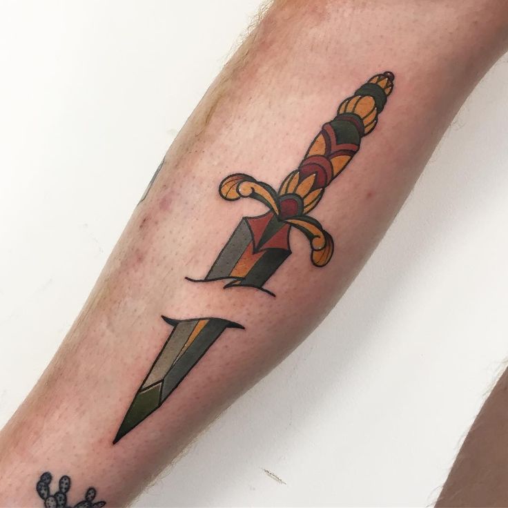 dagger tattoos for men 0097